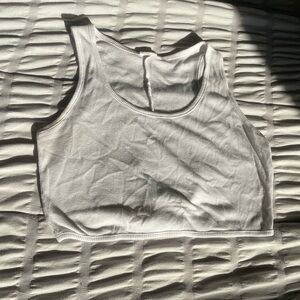 White crop top